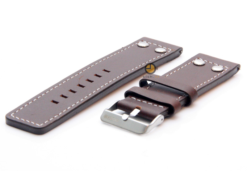 Oozoo Uhrenarmband 20mm Braun Leder