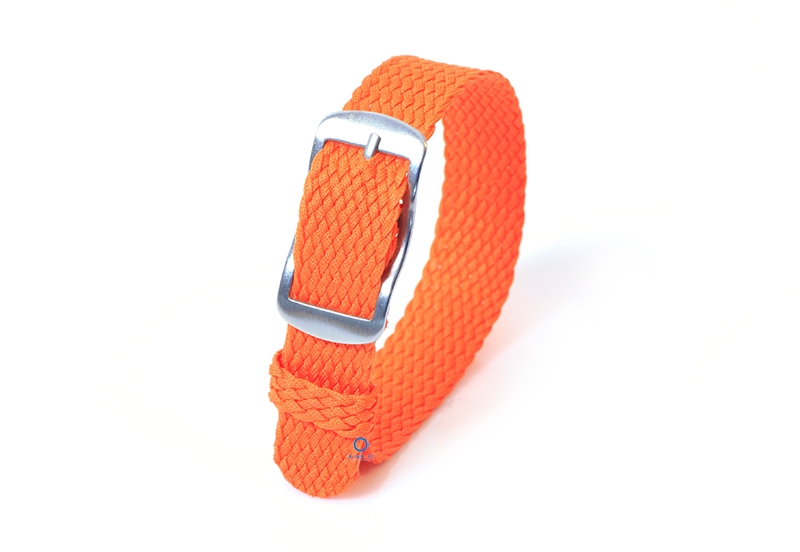 Perlon Uhrenarmband 14mm orange