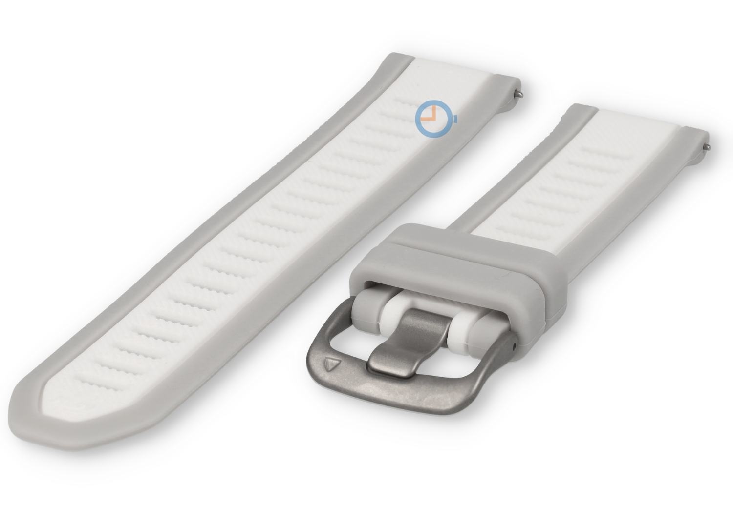 20mm Uhrenarmband Garmin Forerunner 165 - grau/weiÃŸ