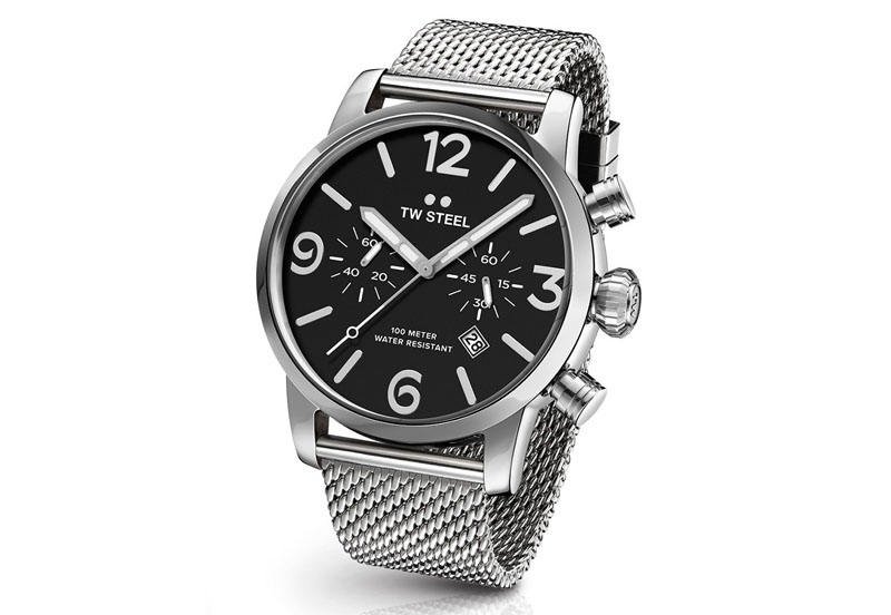 TW Steel Maverick MB13 Uhrenarmband silber - 22mm