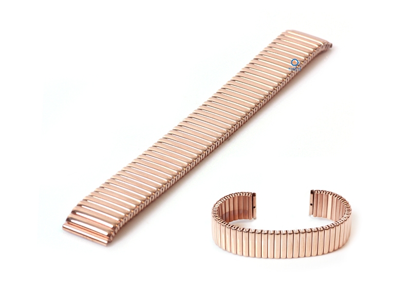 18mm Edelstahlzugband - rosegold