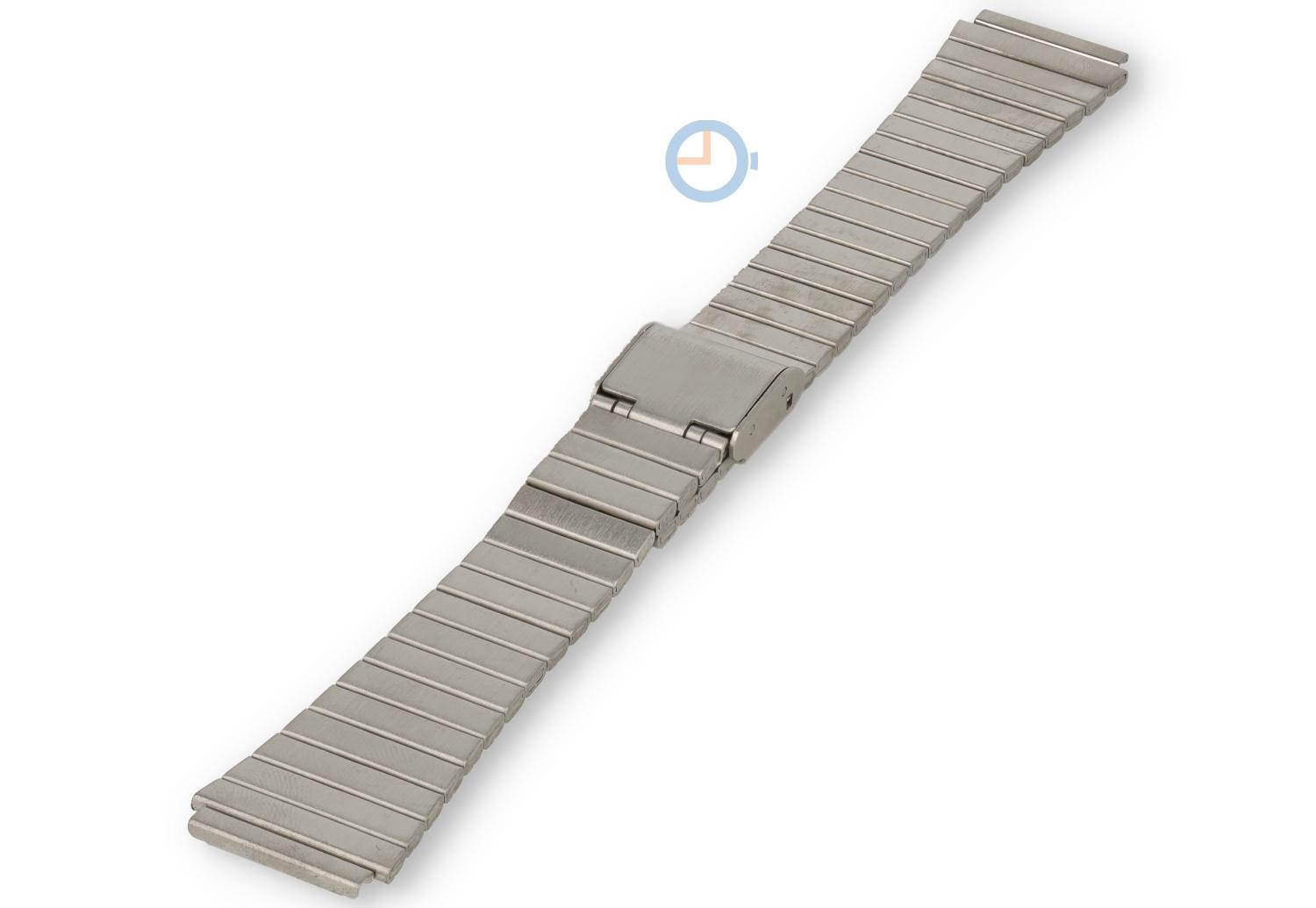 Casio 18mm Band Stahl - silber - F-91W