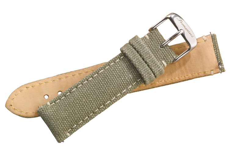 Fromanteel Uhrenarmband Leinwand Grün