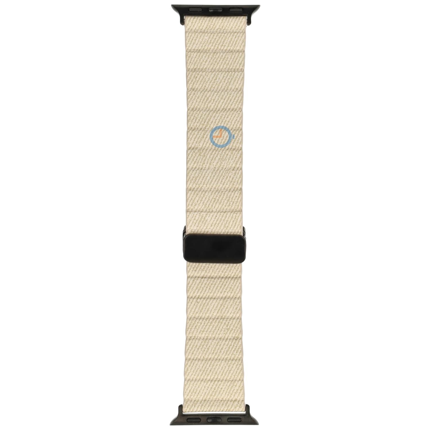 Apple Watch 41mm Magnet Band: White Denim