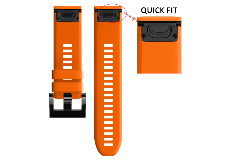 Garmin Fenix 5 horlogeband oranje