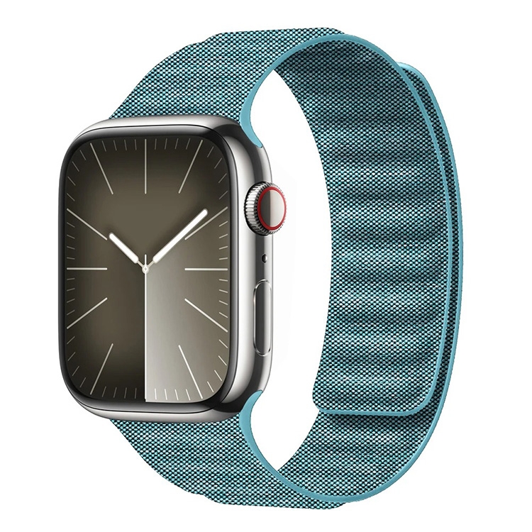 Denim Nylon Magnetic Band - Apple Watch 41mm - türkis