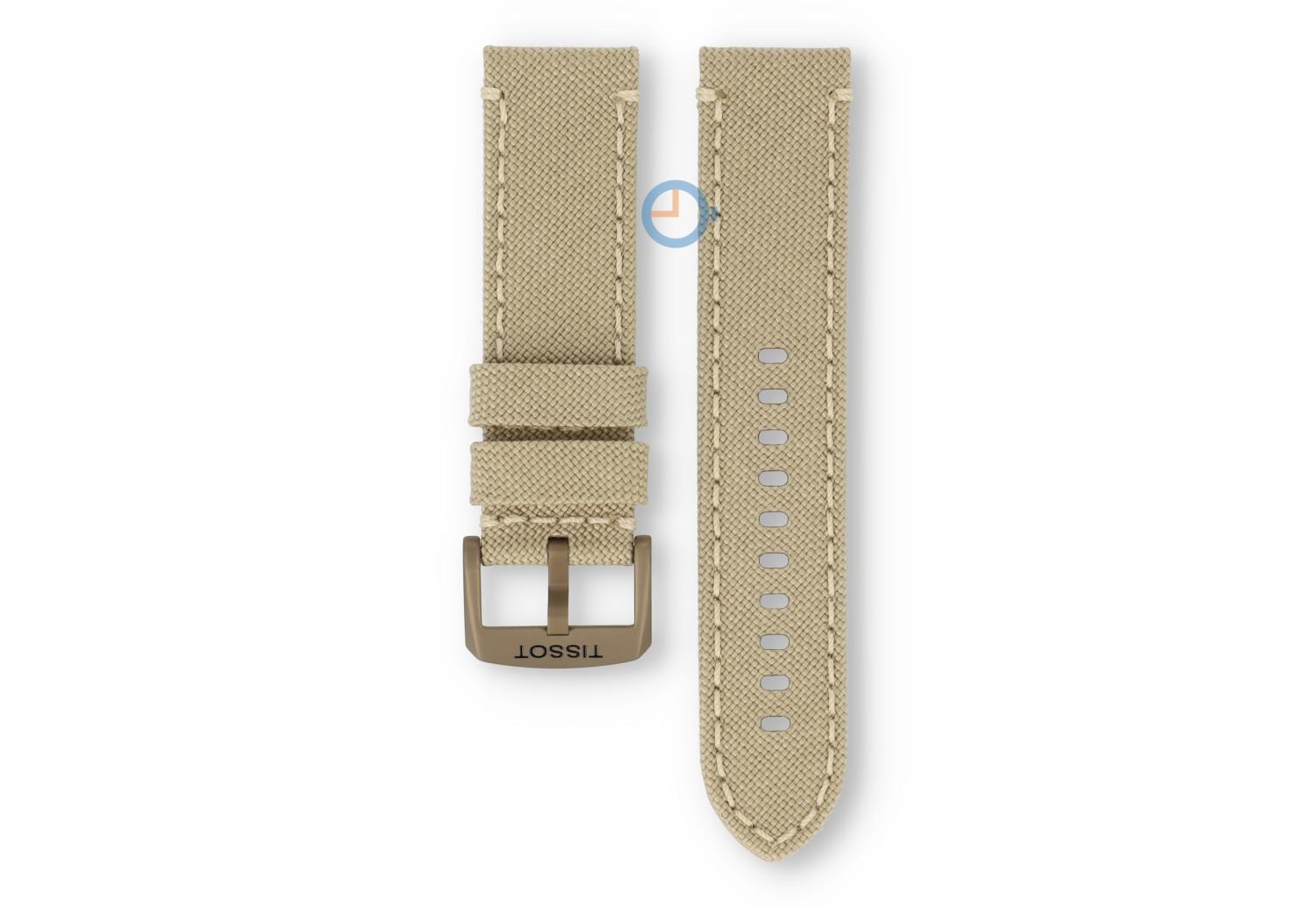 Tissot Uhrenarmband T1166173726701 beige nylon