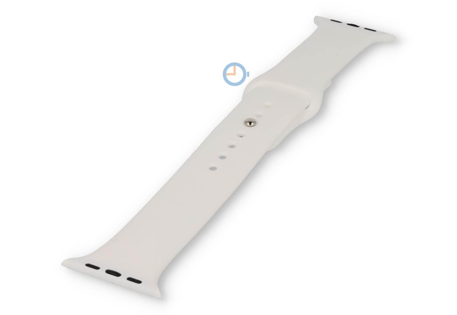 Apple Uhrenarmband Silikon weiß - 49 mm
