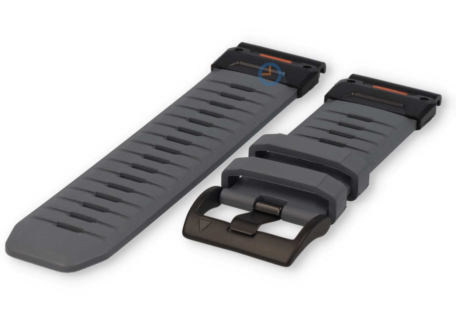 Fluorkautschuk Uhrenarmband - 26mm QuickFit - grau