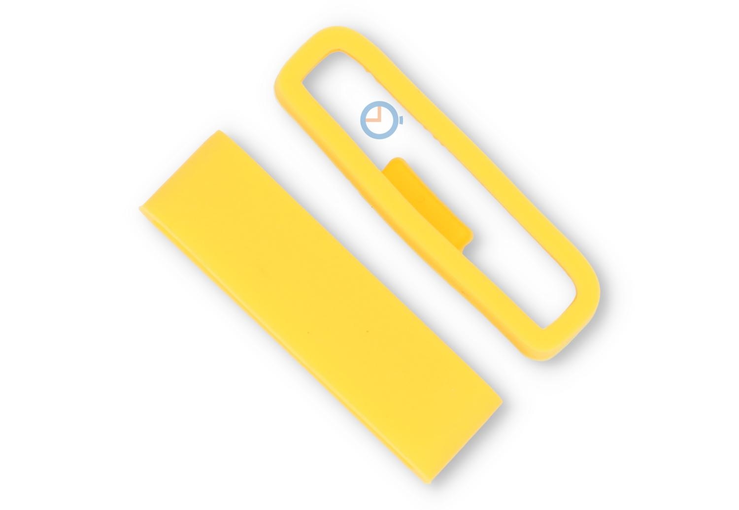 Öse mit Anti-Rutsch für 24mm Uhrenarmband - Gelb - 1 Stück