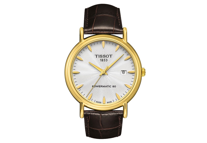 Tissot Uhrenarmband T9074071603100 braun Leder