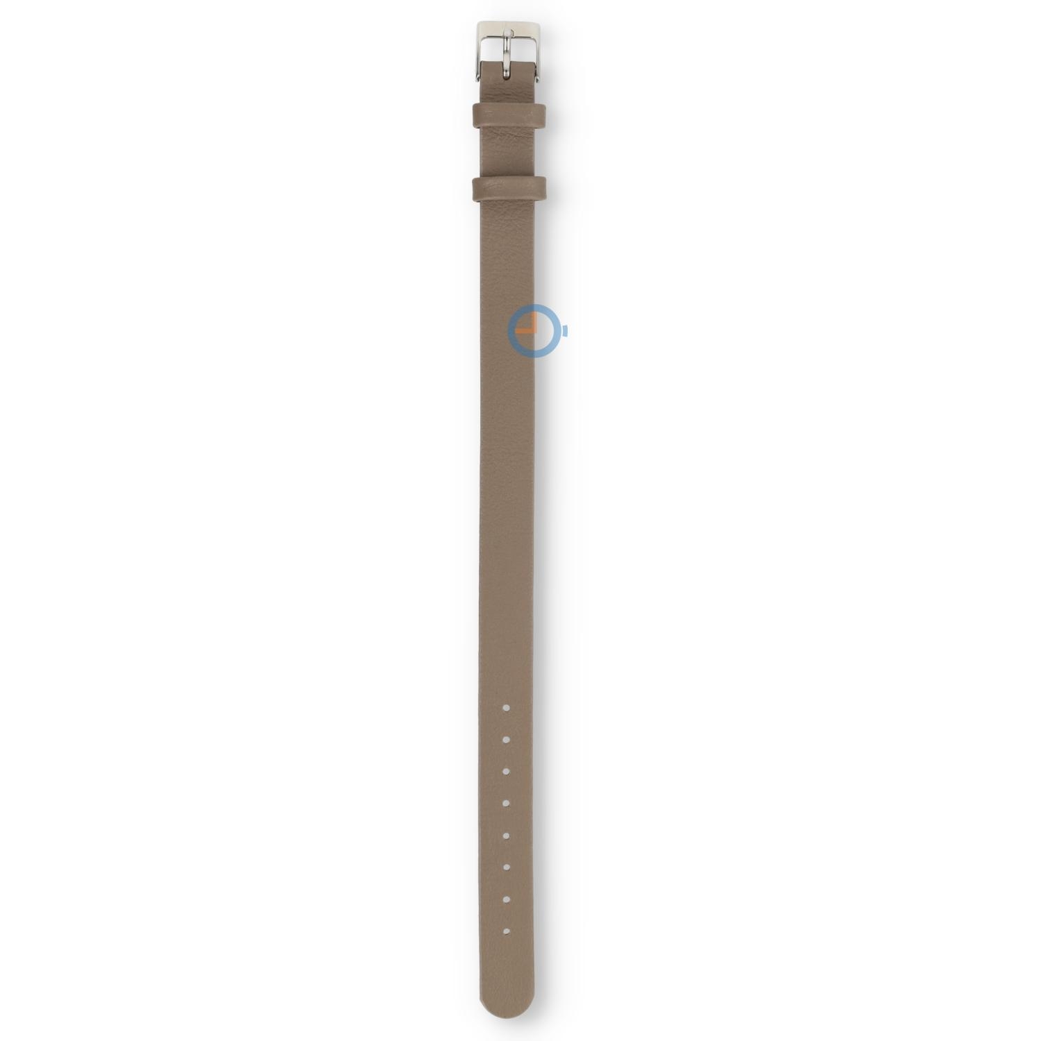 One-piece Leder Uhrenarmband - 12mm - taupe