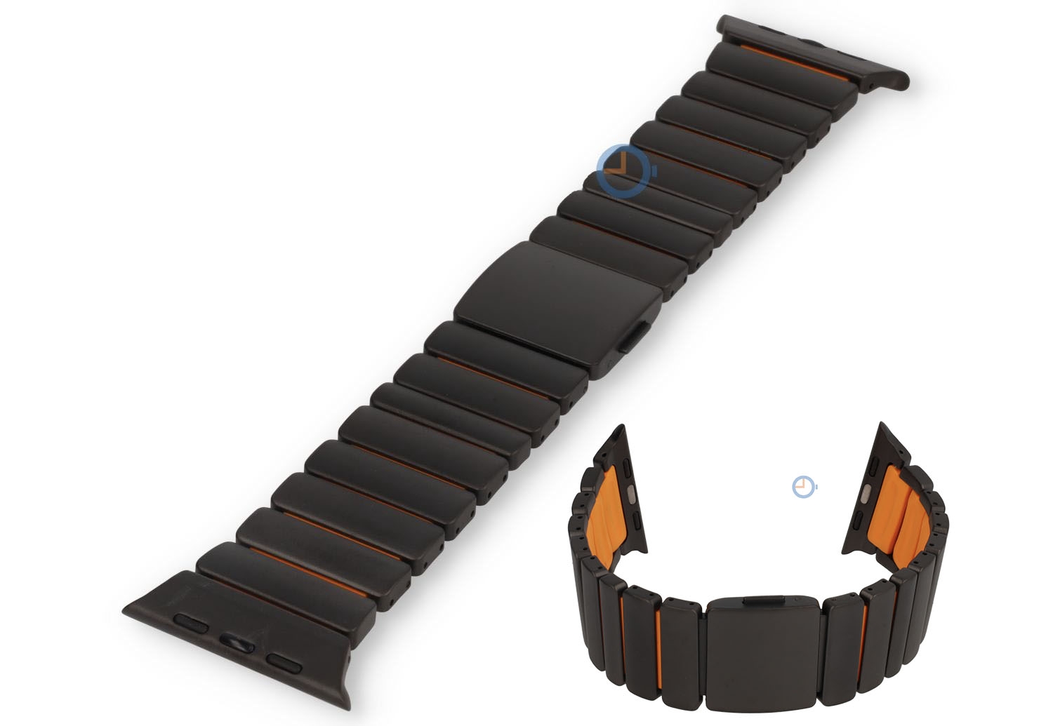 Titan Uhrenarmband Apple Watch 49mm - black/orange