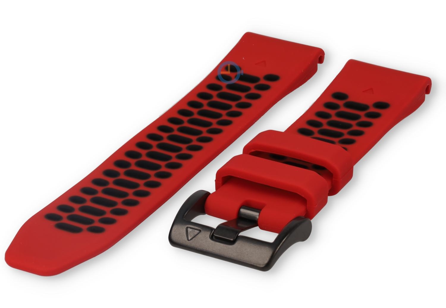 Sport Uhrenarmband Garmin Fenix 8 - 47mm (rot/schwarz)