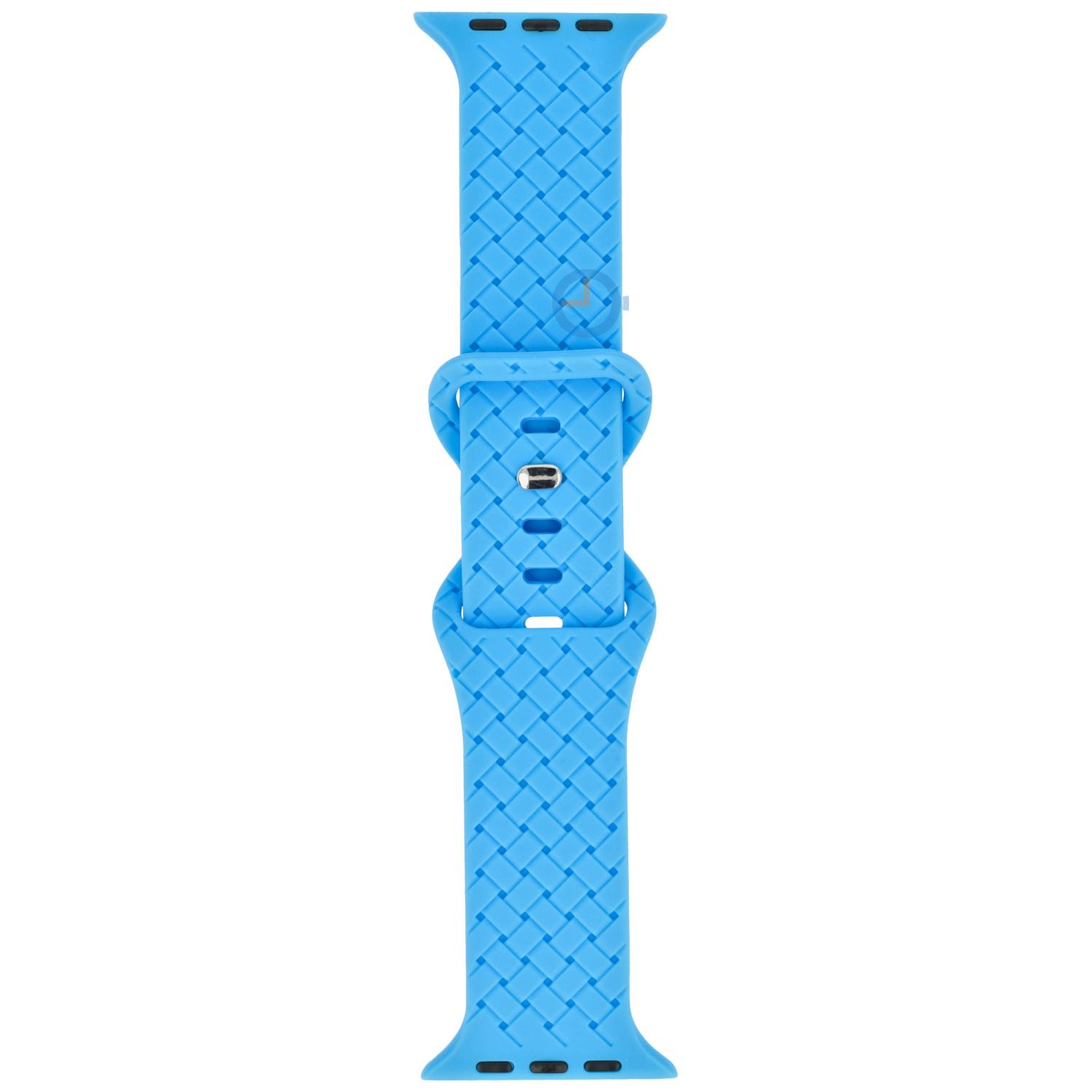 Silikon Flechtarmband - Apple Watch 41mm - blau