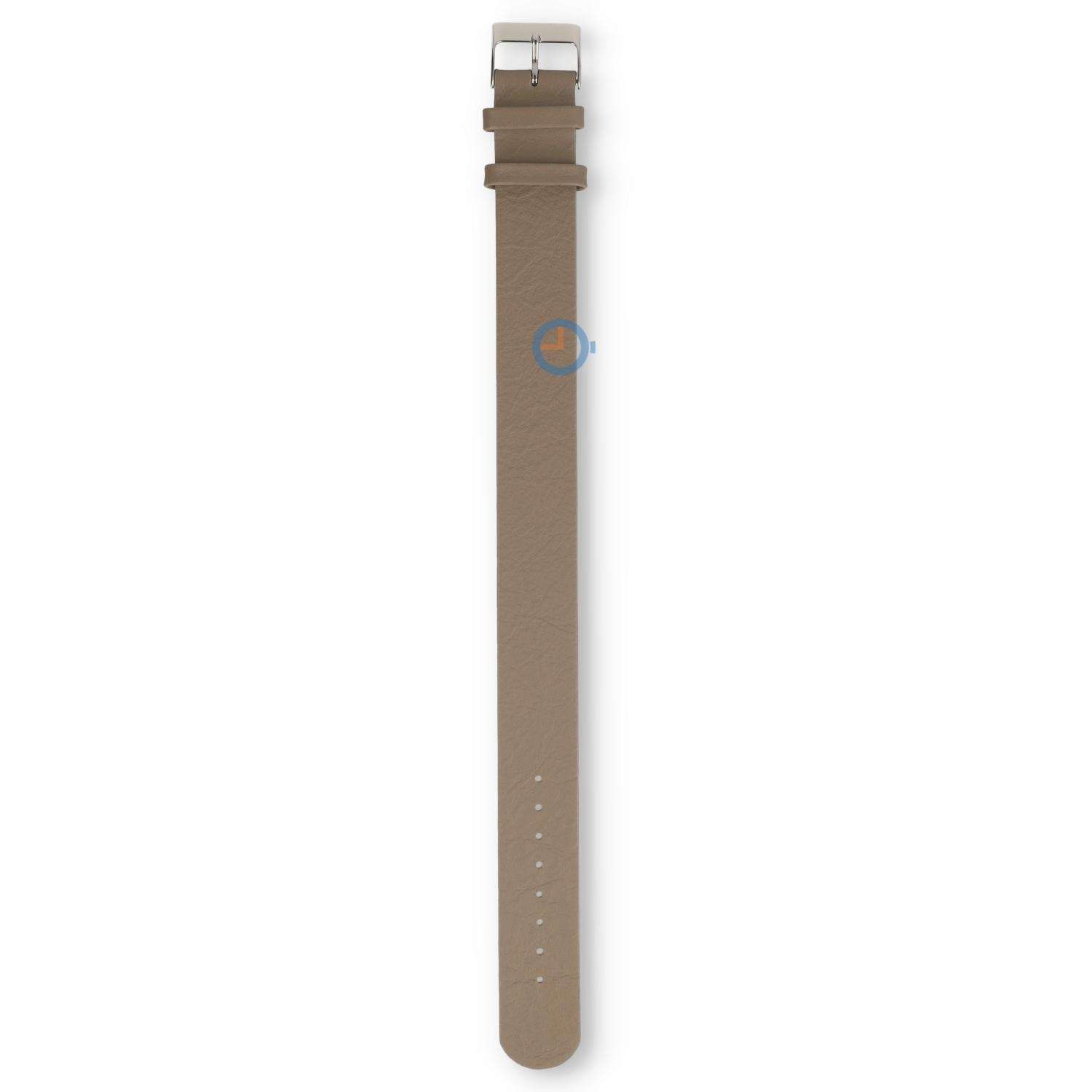 One-piece Leder Uhrenarmband - 20mm - taupe