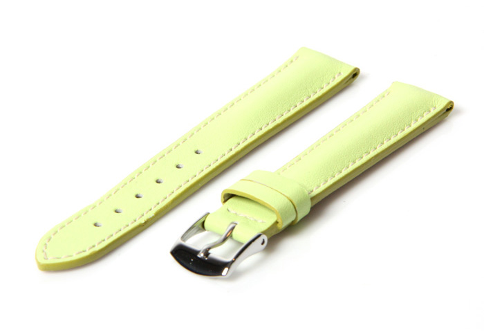 Uhrenarmband 18mm Apfelgrün Leder