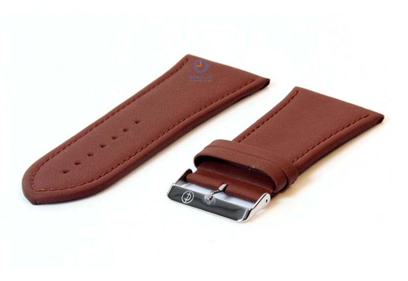 Uhrenarmband 34mm hellbraun Leder