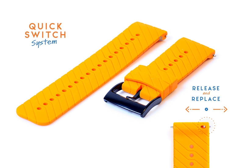 Suunto D5 horlogeband oranje