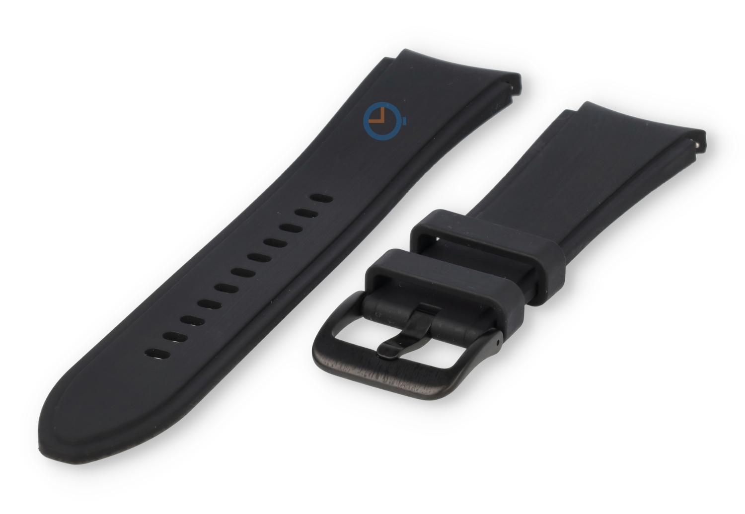 Samsung Galaxy watch 4 Uhrenarmband - Silikon schwarz (M/L)