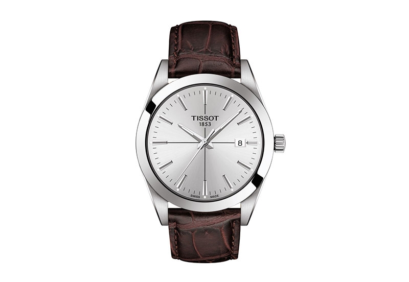 Tissot Uhrenarmband T1274101603101 braun Leder
