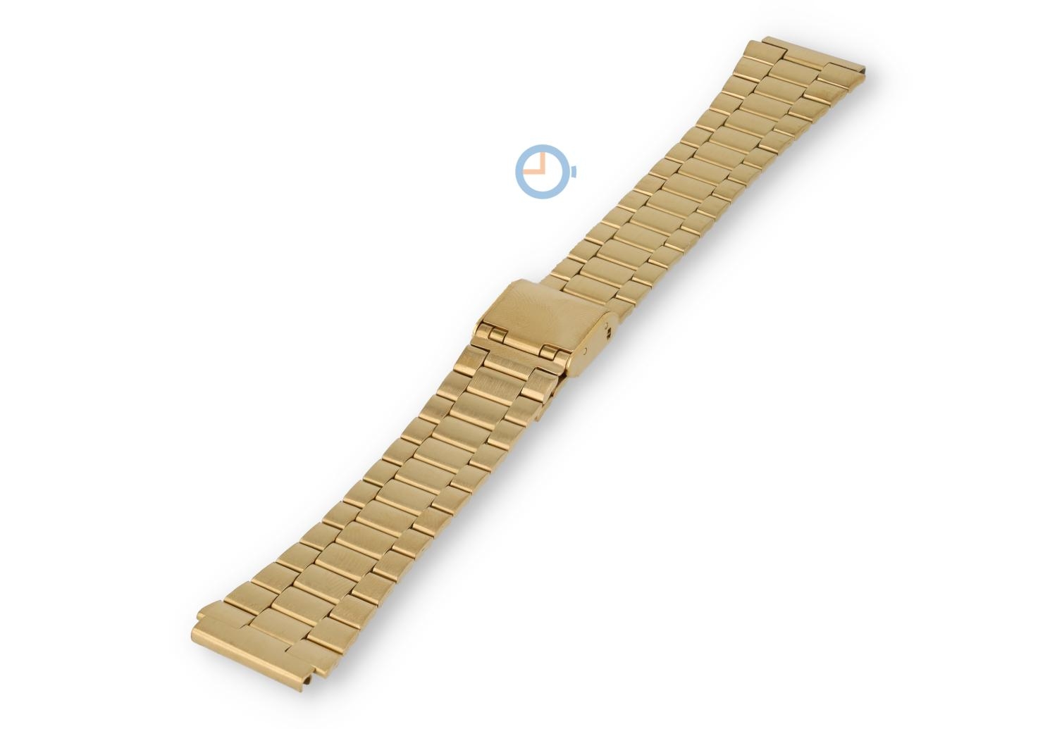 Retro Armband von Stahl 18mm - gold