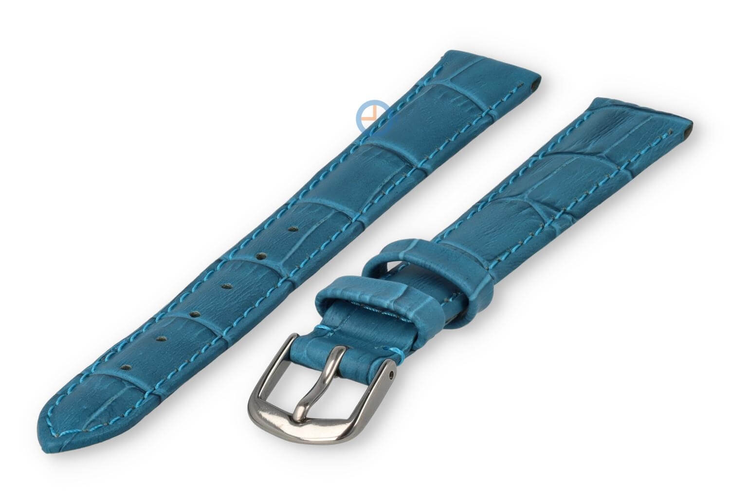 XL Uhrenarmband aus Leder - 14mm - petrol