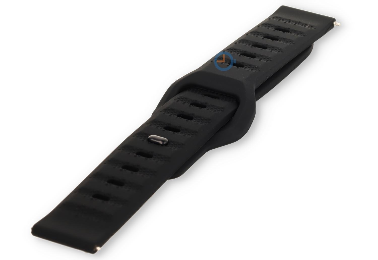 18mm Silikon Band - tuck under - black