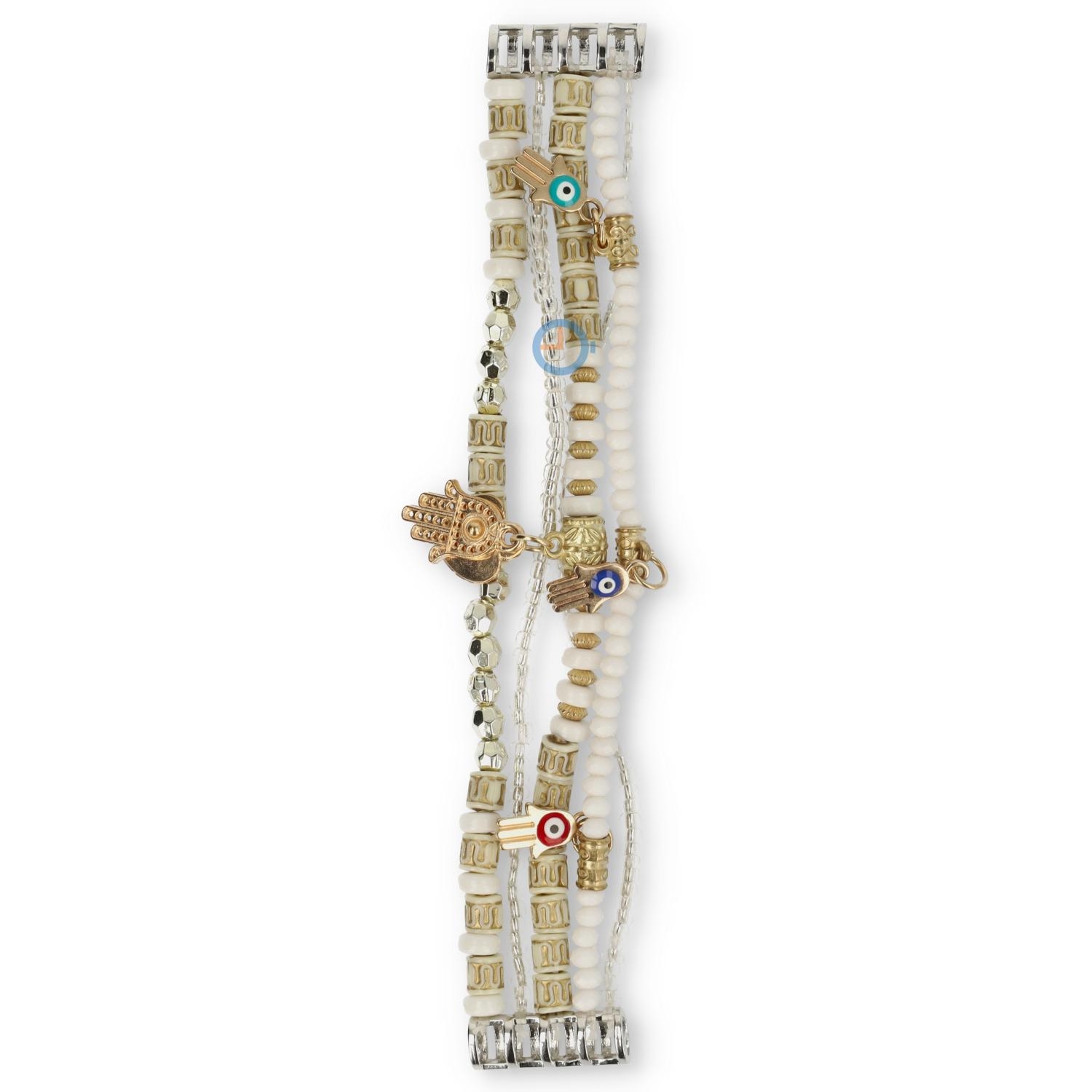 22mm Boho Armband für Uhren - Ibiza silber