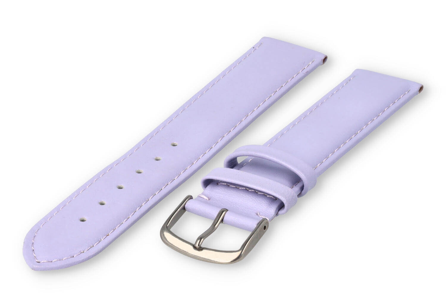 XL glatt Lederband - 22mm - flieder