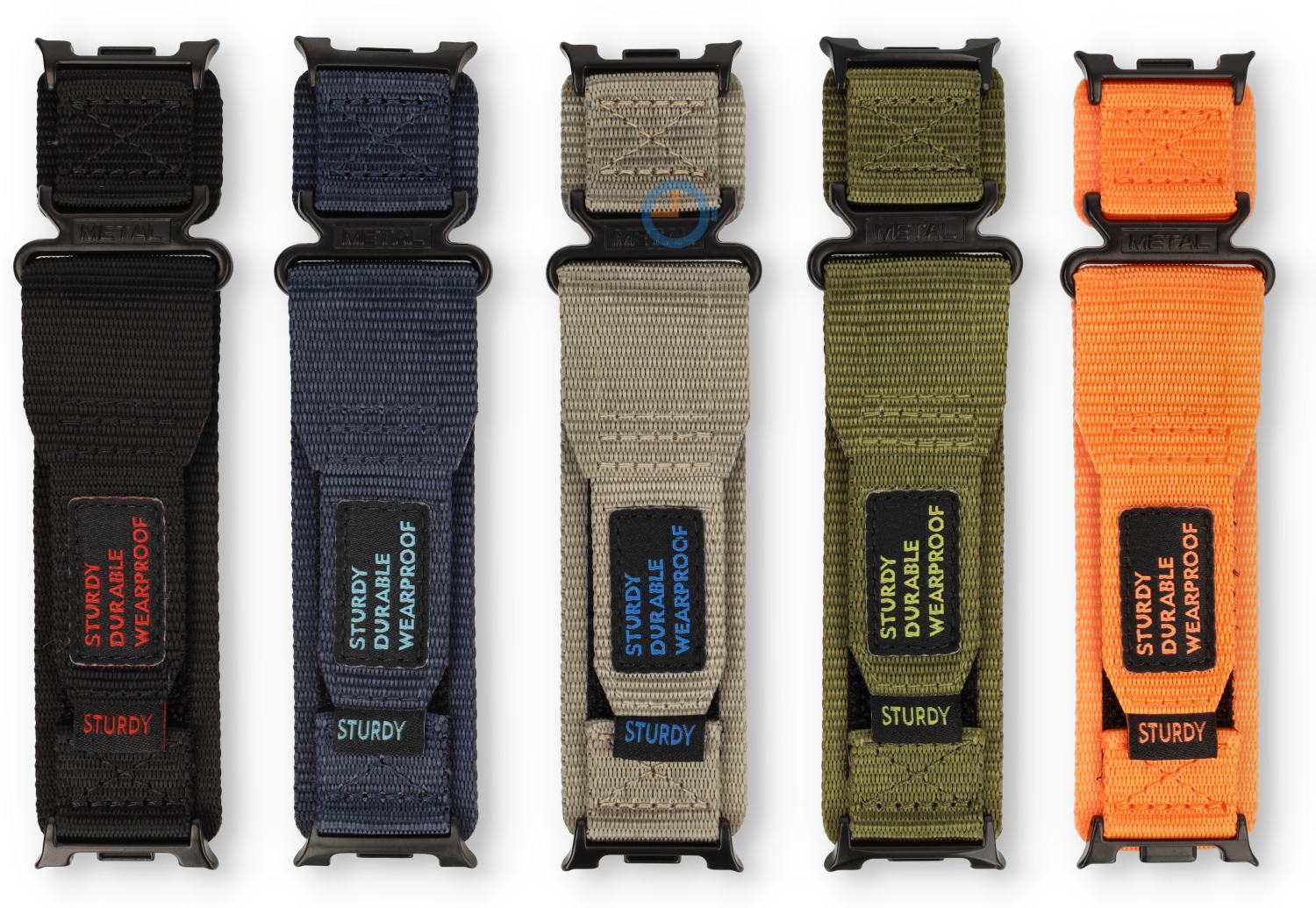 Samsung Galaxy Watch 8 44mm nylon uhrenarmband - Grau