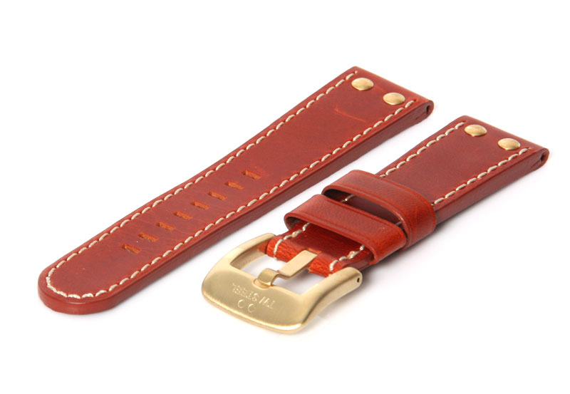 TW Steel Uhrenarmband Canteen Cognac Braun