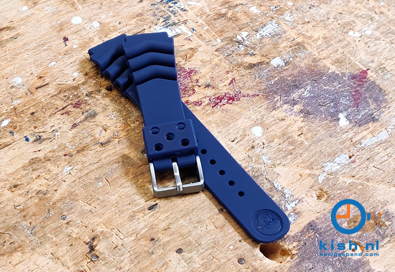 Universele Seiko duikers horlogeband 20mm - donkerblauw