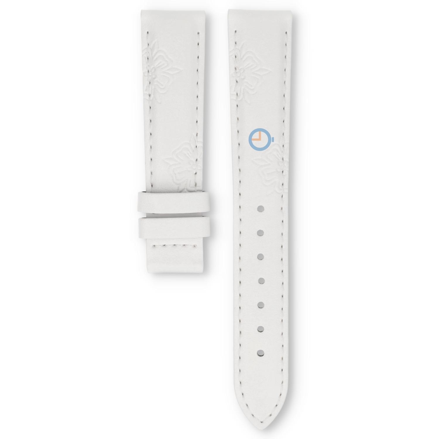 Tissot Uhrenarmband T0502071711704 weiß Leder