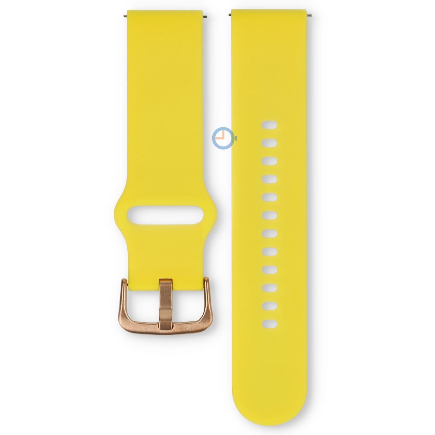 Ice Smart 1.0 & 2.0 (1.96)/ Ice Fit bandje - 22mm - Blazing Yellow - RG bkl