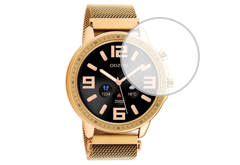 Oozoo smartwatch Displayschutzfolie - Q00300 t/m Q00332