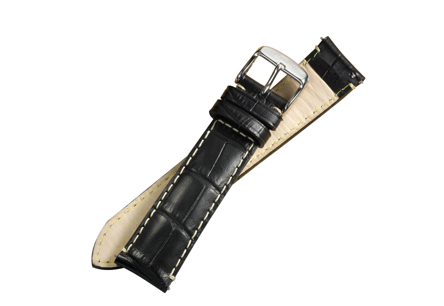 Fromanteel Uhrenarmband Schwarz, extra lang