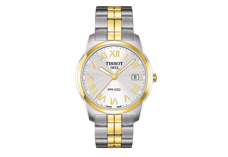 Original Tissot Armband T0494102203300A - bicolor