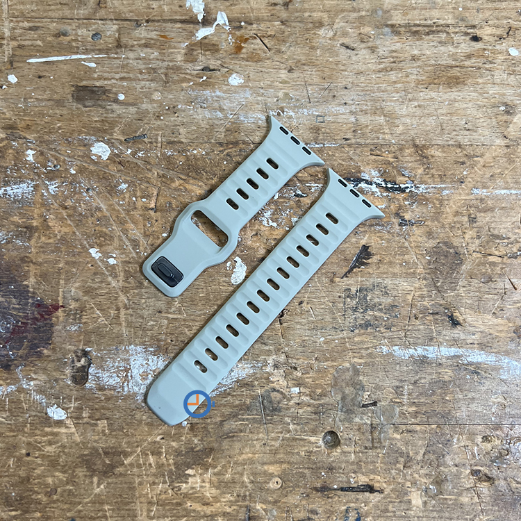 Silikon armband Apple Watch 45mm - beige