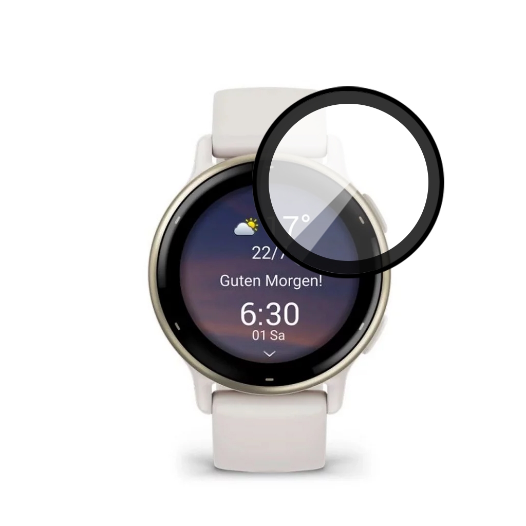 Garmin Vivoactive 5 Displayschutzfolie - GEWÖLBT