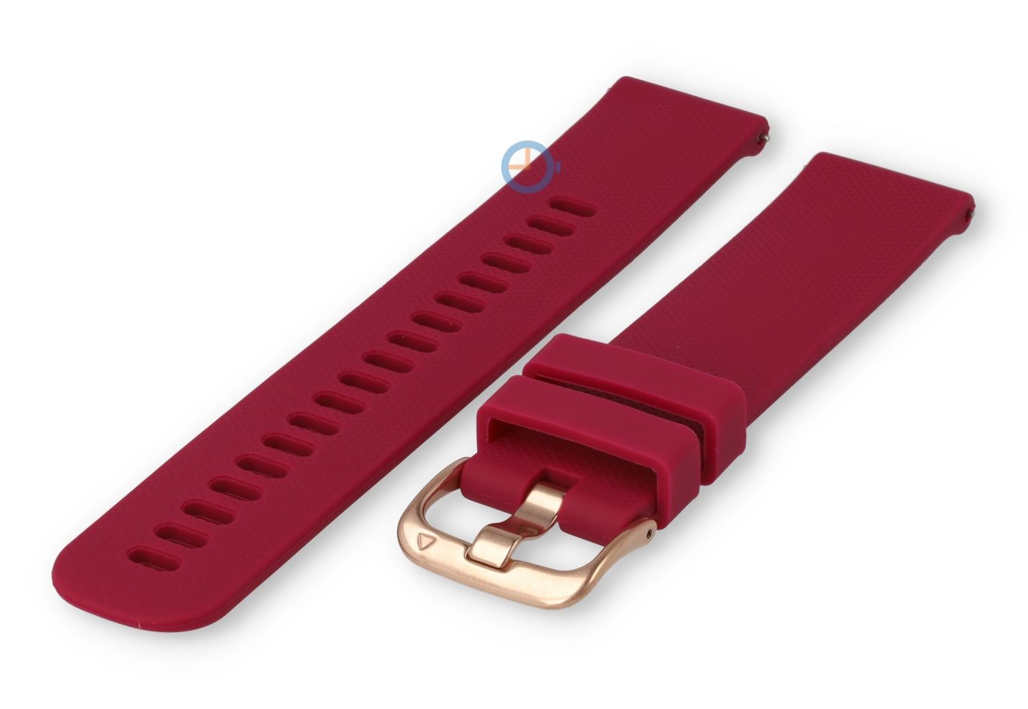22mm Garmin Venu Uhrenarmband - dunkelrosa