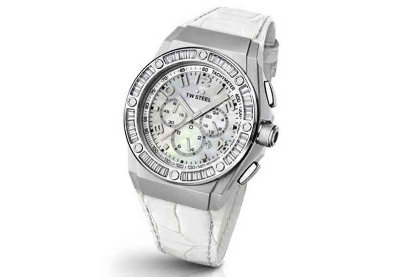 TW Steel CEO Tech CE4015 Uhrenarmband weiß - 30mm