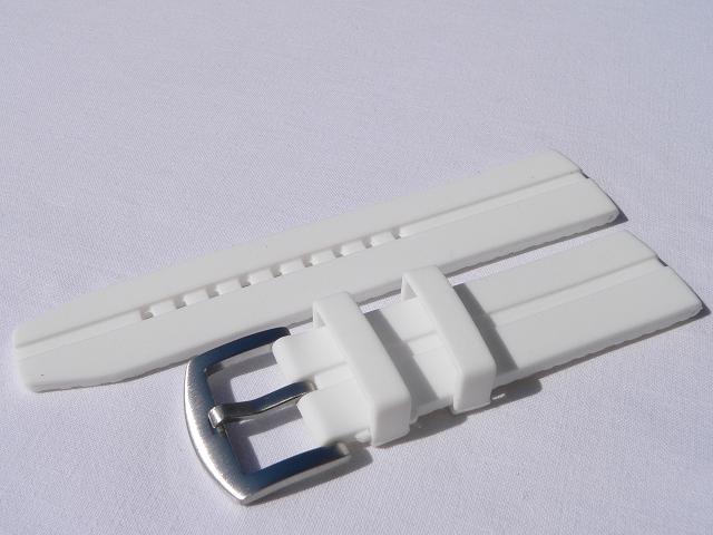 Uhrenarmband sport 24mm Weiß