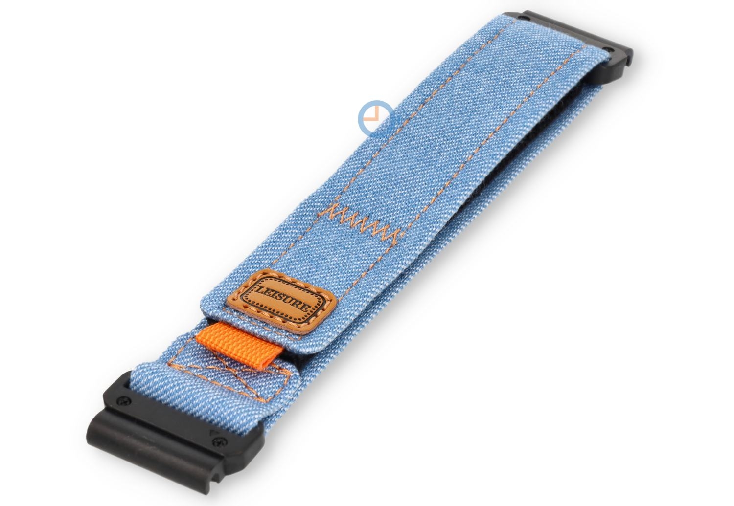 Hellblaues Denim Garmin Fenix Band - 22mm - Klettverschluss
