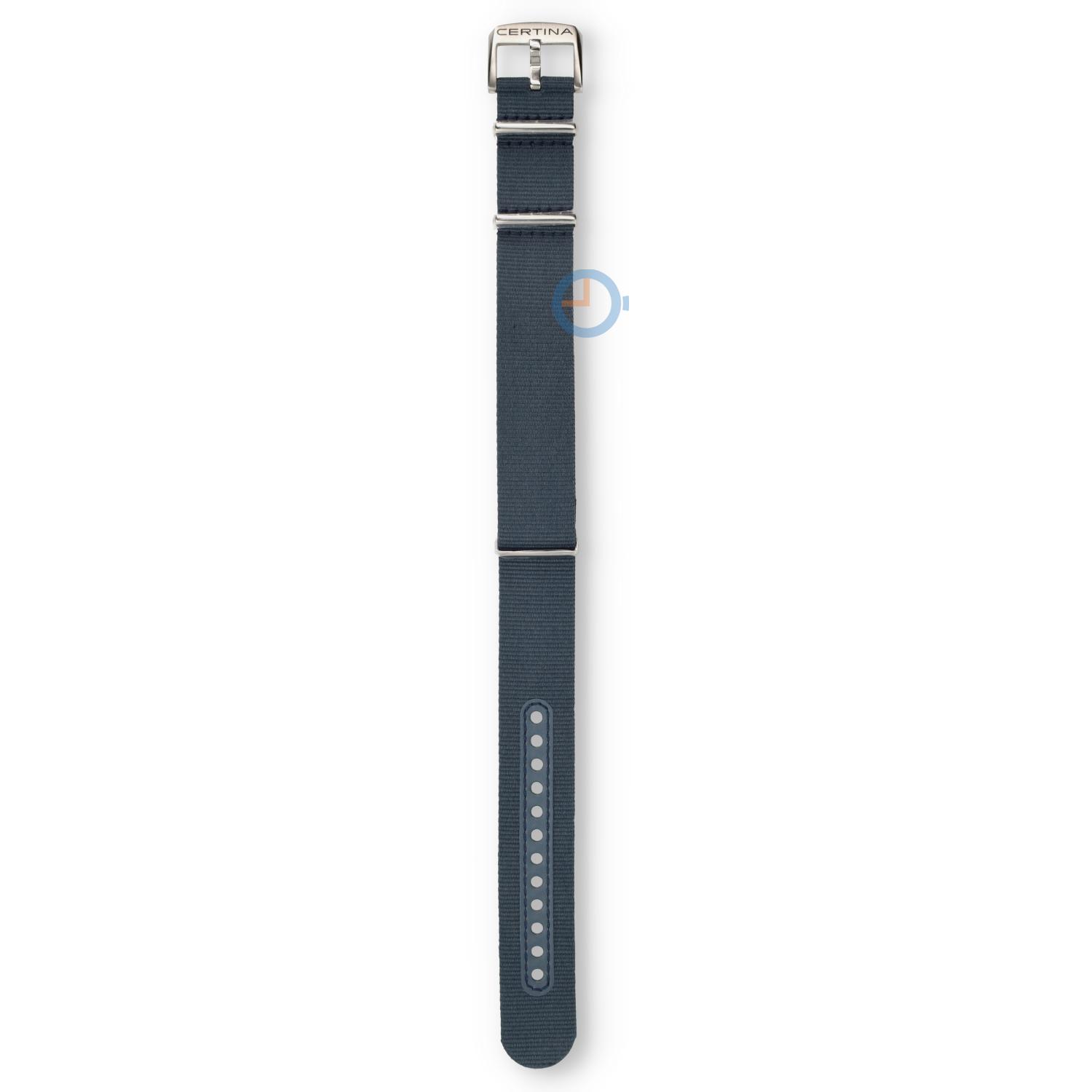 Certina Armband C0324291804100A 21/21 mm blau Nylon
