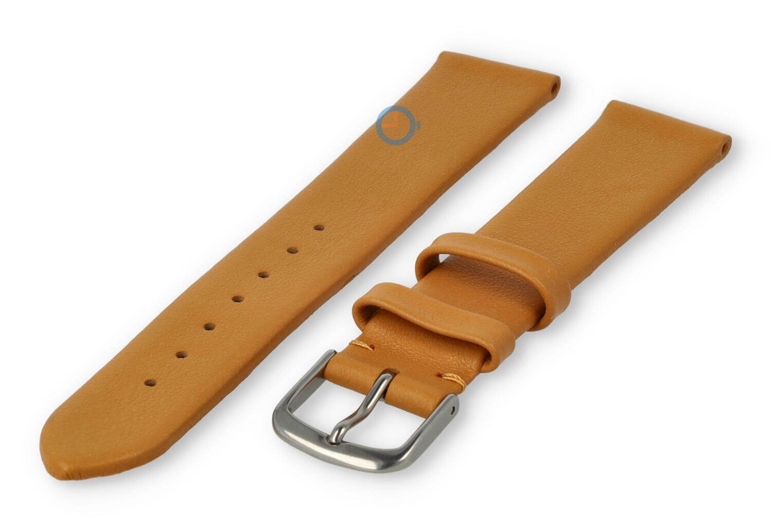 Nahtloses und glattes Uhrenarmband 18mm - natur