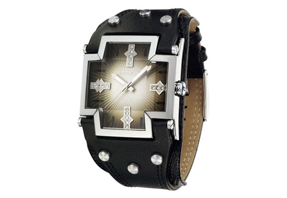 Police Uhrenarmband P11598MS - 02 Schwarz