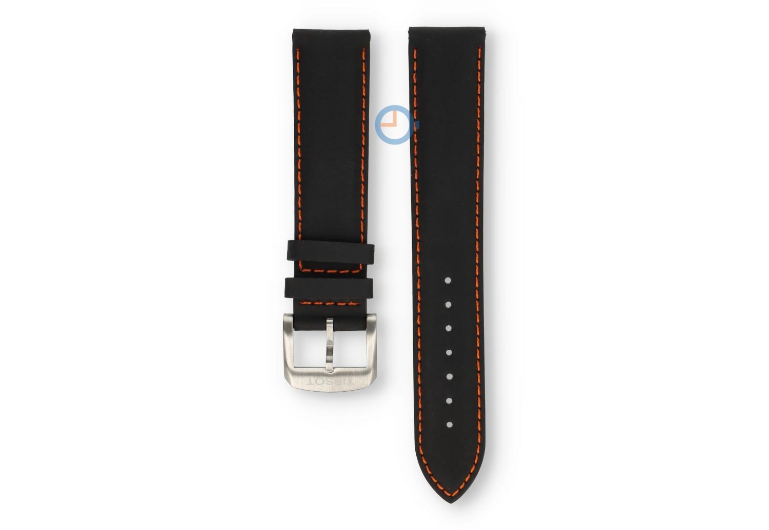 Tissot Uhrenarmband T0954171605700 schwarz Leder
