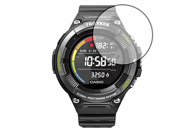 Casio Pro Trek WSD-F21HR Displayschutzfolie