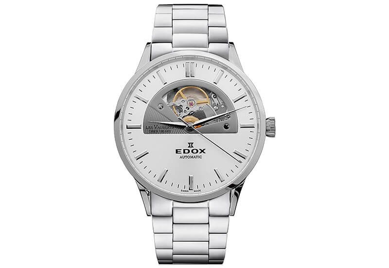 Edox Les Vauberts 85014 Uhrenarmband Dunkelblau